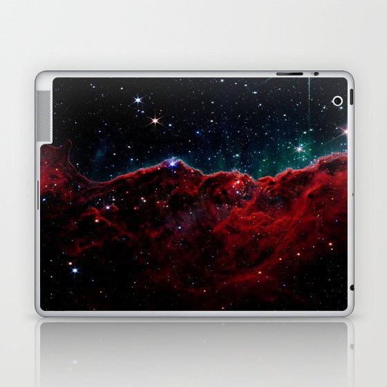 Cosmic Cliffs Carina Nebula Deep Red Laptop & iPad Skin