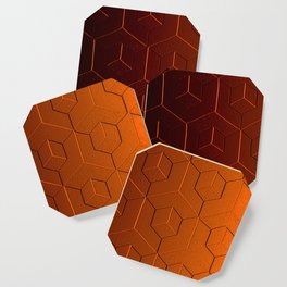 Gradient Amber Coaster