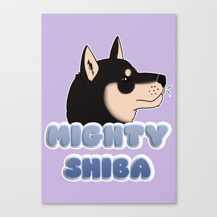 Mighty Shiba Canvas Print