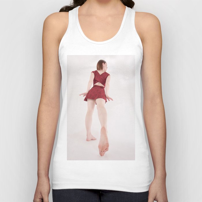 1185s Mm Barefoot Megan In A Little Red Dress High Key Art
