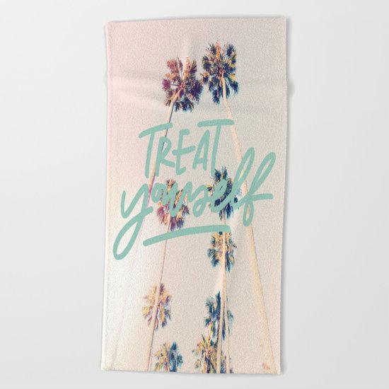 Treat Yourself Beach Towel