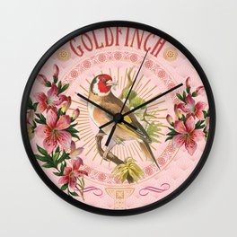 Magc Birds -Goldfinch Wall Clock