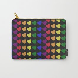 minimalist heart pattern illustration  Carry-All Pouch