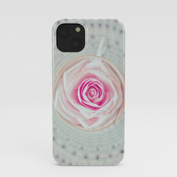 A Cup Of Rose iPhone Case