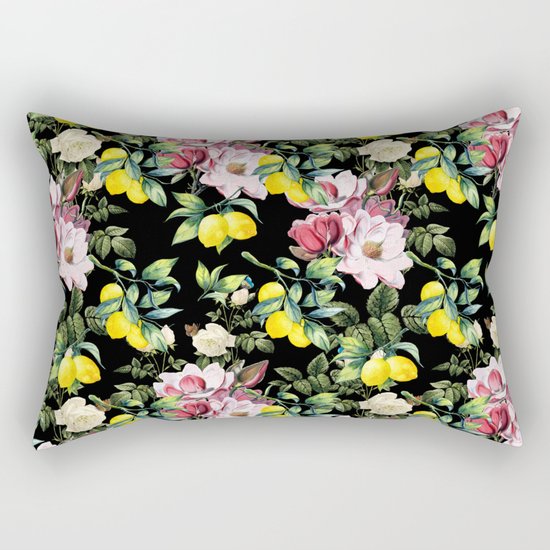 Botanical Pattern Rectangular Pillow