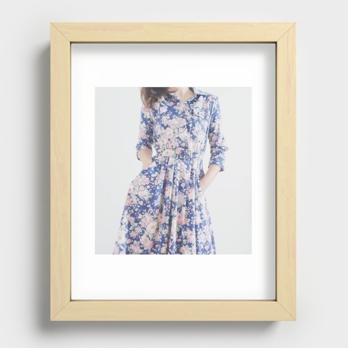 Vintage Dress Recessed Framed Print