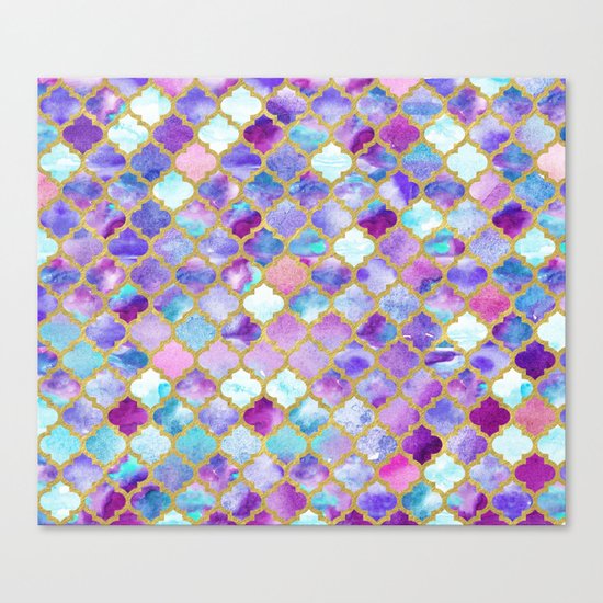 Magenta Moroccan Canvas Print
