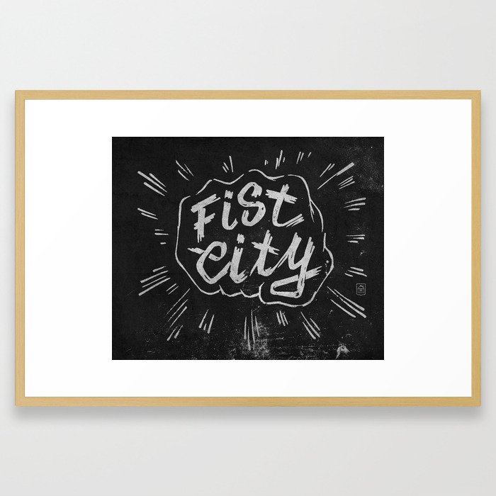 Fist City Framed Art Print