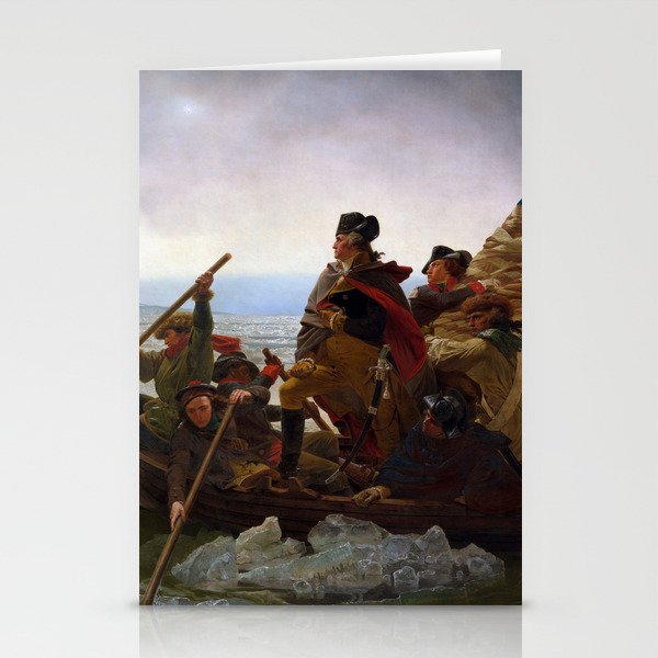 Washington Crossing the Delaware Painting Stationery Cards