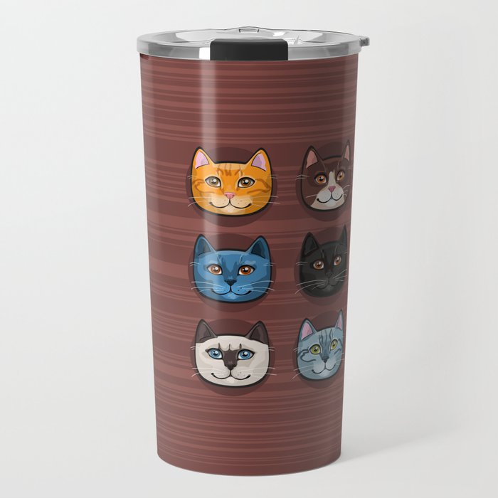 I love cats Travel Mug