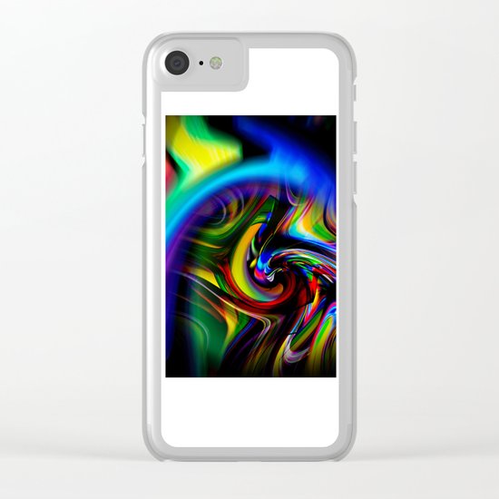 Abstract Perfection 19 Clear iPhone Case