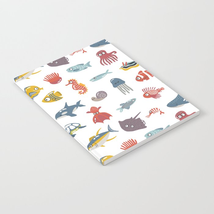Colorful Sea Animals Notebook