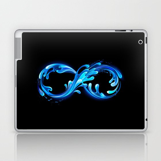 Infinity of Cold Water Laptop & iPad Skin