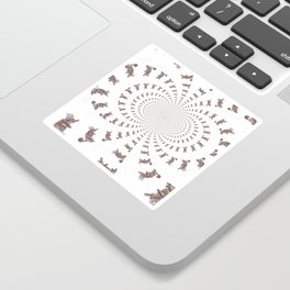 Kaleidocat Sticker