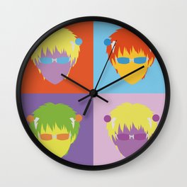 Saiki Kusuo pop art Wall Clock | Funny, Jump, Disastrouslife, Comedy, Saikikusuo, Anime, School, Meme, Minimal, Kawaii 