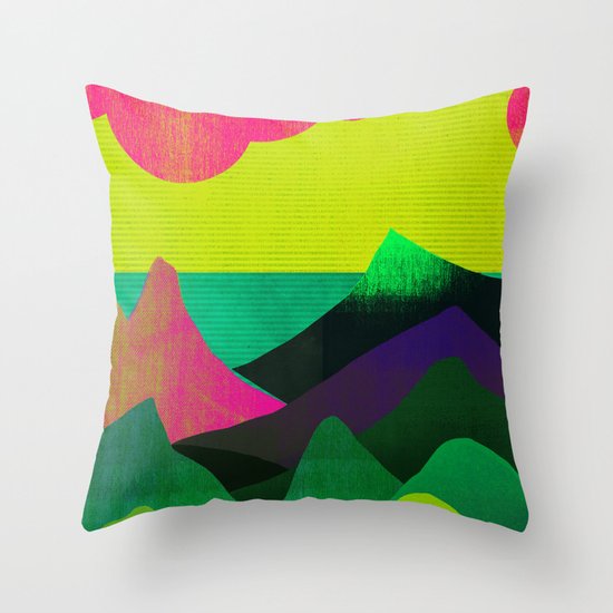 Sea View Throw Pillow