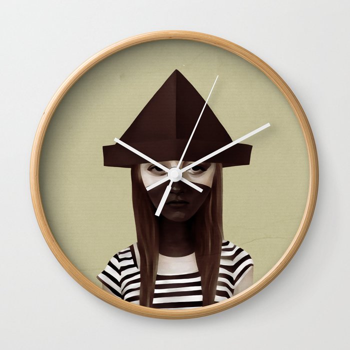 Ceci n'est pas un chapeau Wall Clock