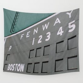 Fenwall -- Boston Fenway Park Wall, Green Monster, Red Sox Wall Tapestry