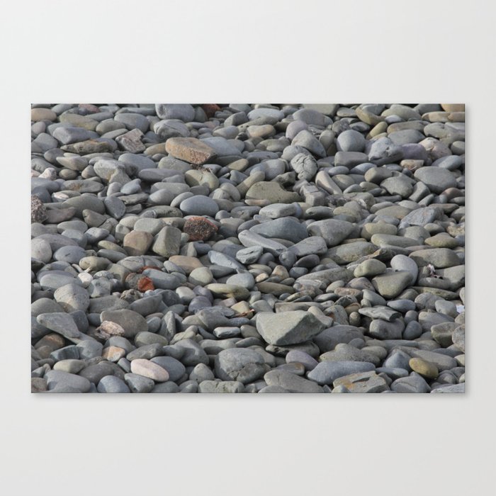 Stones & Pebbles Canvas Print