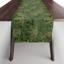 Weed Army Camo. Table Runner