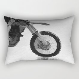 Motocross Dirt-Bike Racer Rectangular Pillow
