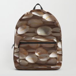 White shells. Backpack