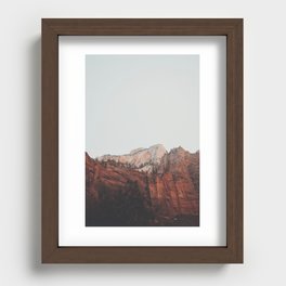 Canyon Light Recessed Framed Print