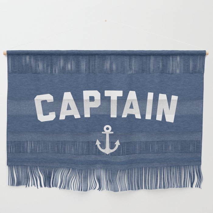 Captain Nautical Ocean Sailing Boat Funny Quote Wall Hanging