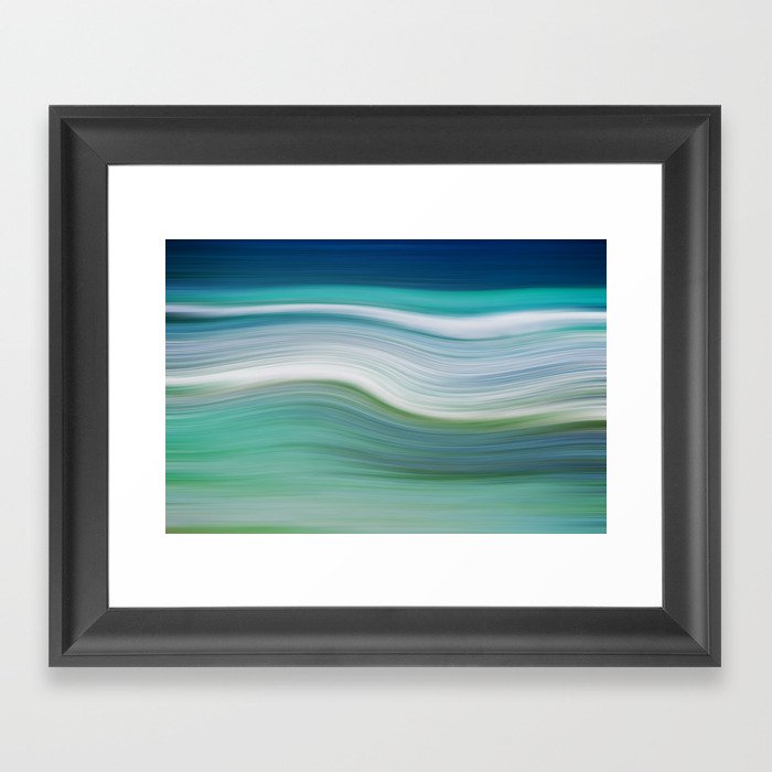 OCEAN ABSTRACT Framed Art Print