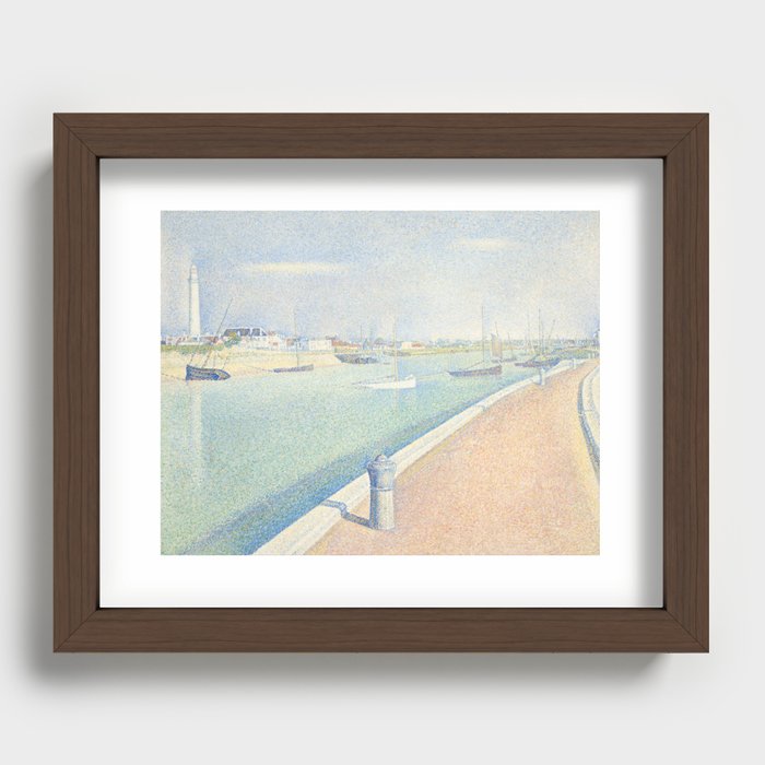 The Channel of Gravelines, Petit Fort Philippe Recessed Framed Print