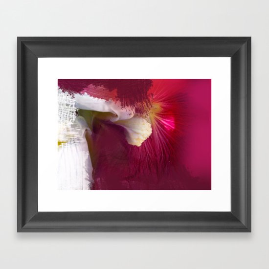 Crimson Orchid Framed Art Print