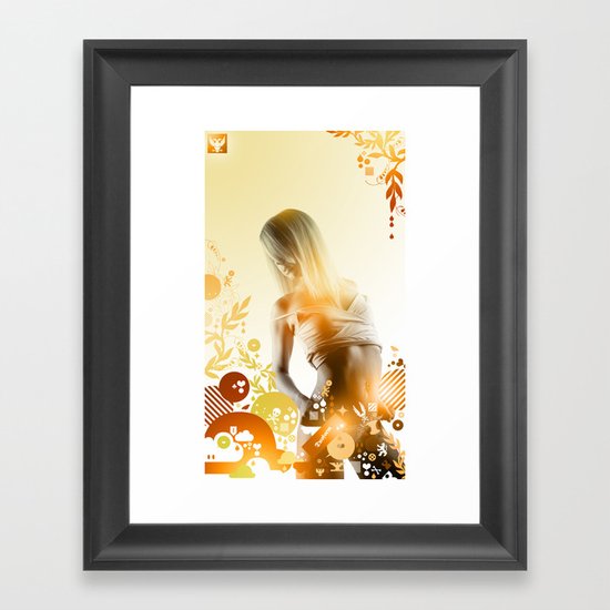 Granny Delicious Framed Art Print