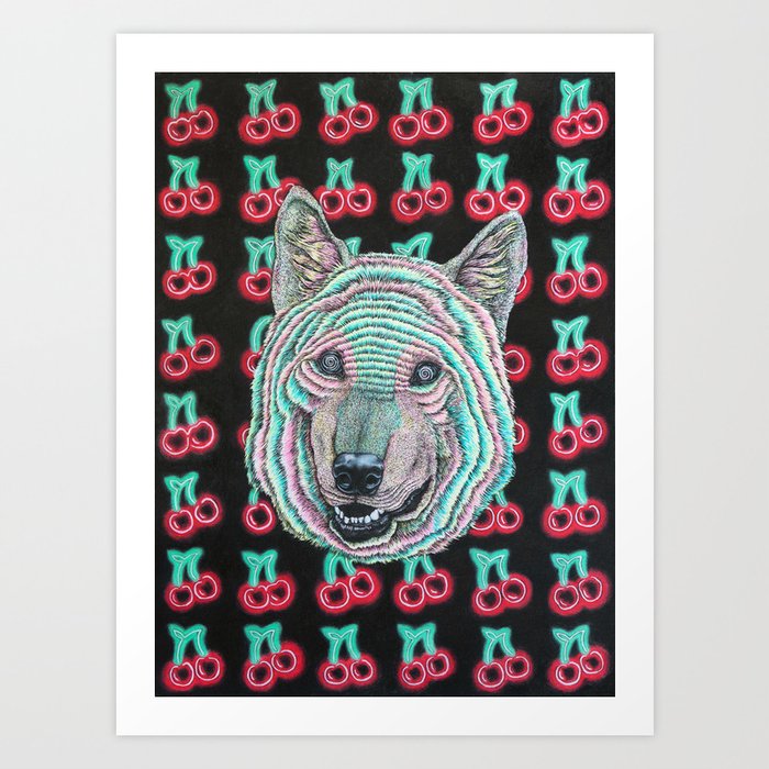 The Power Wolf Parties with God Art Print