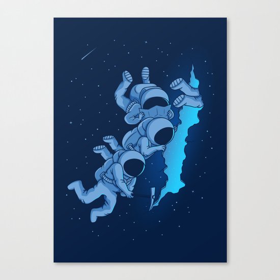 The outside world Canvas Print