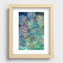 Banksia Cool Blue Recessed Framed Print
