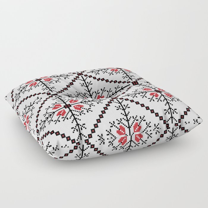 cross stitch pattern Floor Pillow