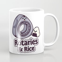 Rotaries & rice (text) Coffee Mug