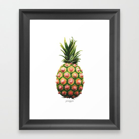 Pinipple Framed Art Print
