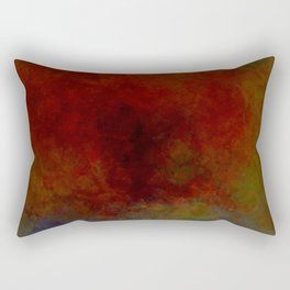 Grunge Red Rectangular Pillow