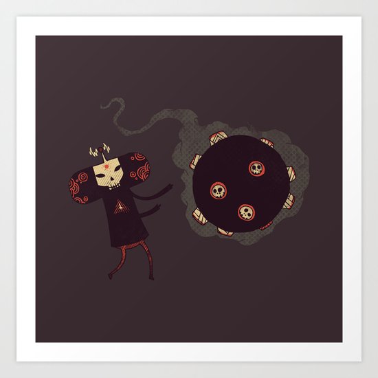 Katamari of the Dead Art Print