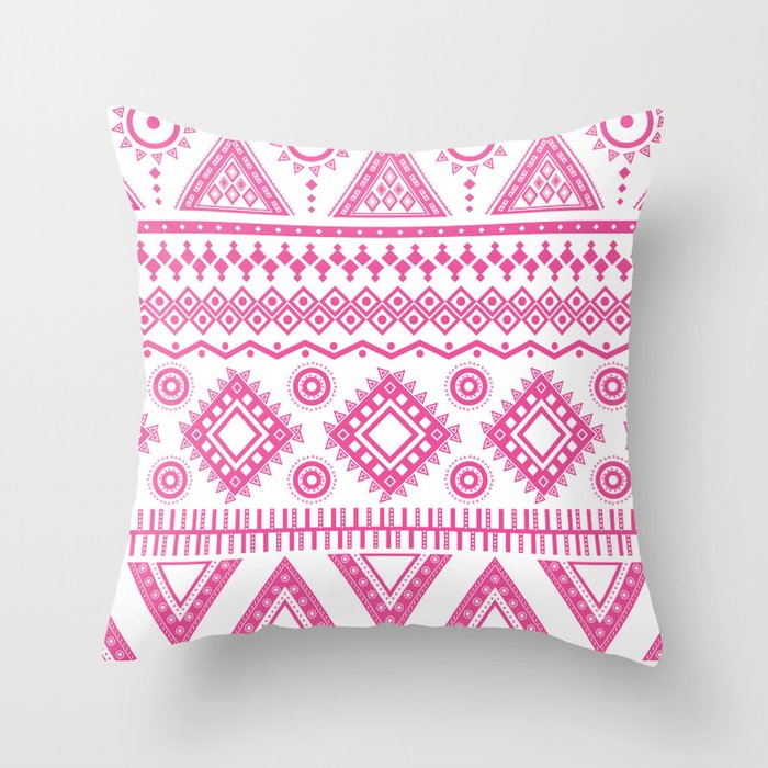 Pink sales aztec pillow