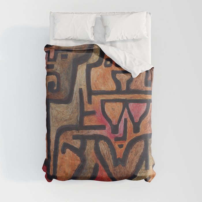 Forest Witches Abstract "painting · modern · abstract art " Paul Klee Duvet Cover
