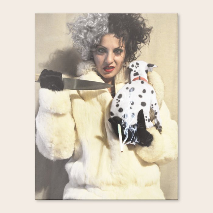 Cruella Deville Disney Villains Series Canvas Print By Jakestanton