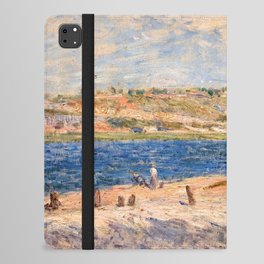 Alfred Sisley - River Banks at Saint-Mammes iPad Folio Case