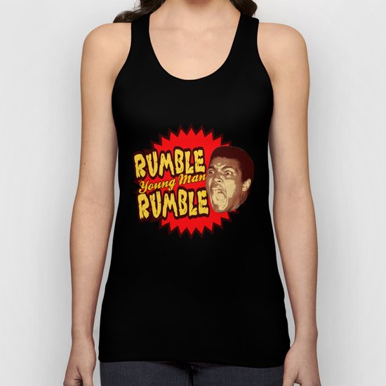 Rumble Young Man Rumble | Ali Unisex Tank Top