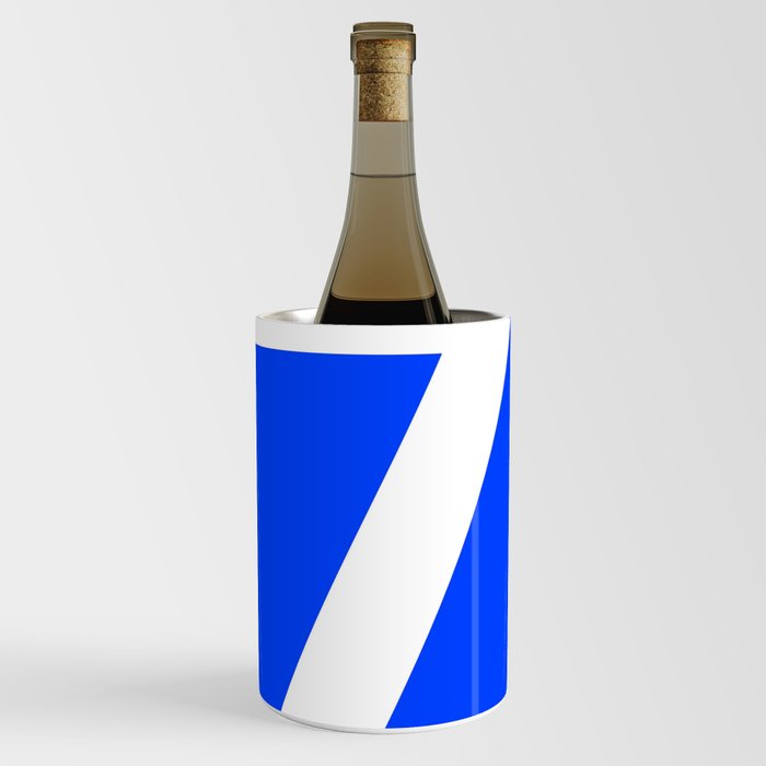 Number 7 (White & Blue) Wine Chiller