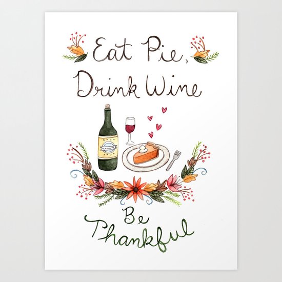 Be Thankful Art Print