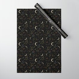 Crescent Moon Garden Wrapping Paper