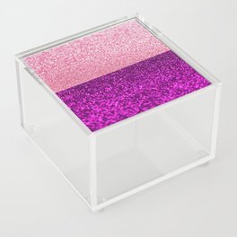 Glitter pink Acrylic Box