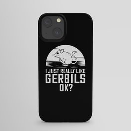 Mongolian Gerbil Cage Desert Mouse iPhone Case